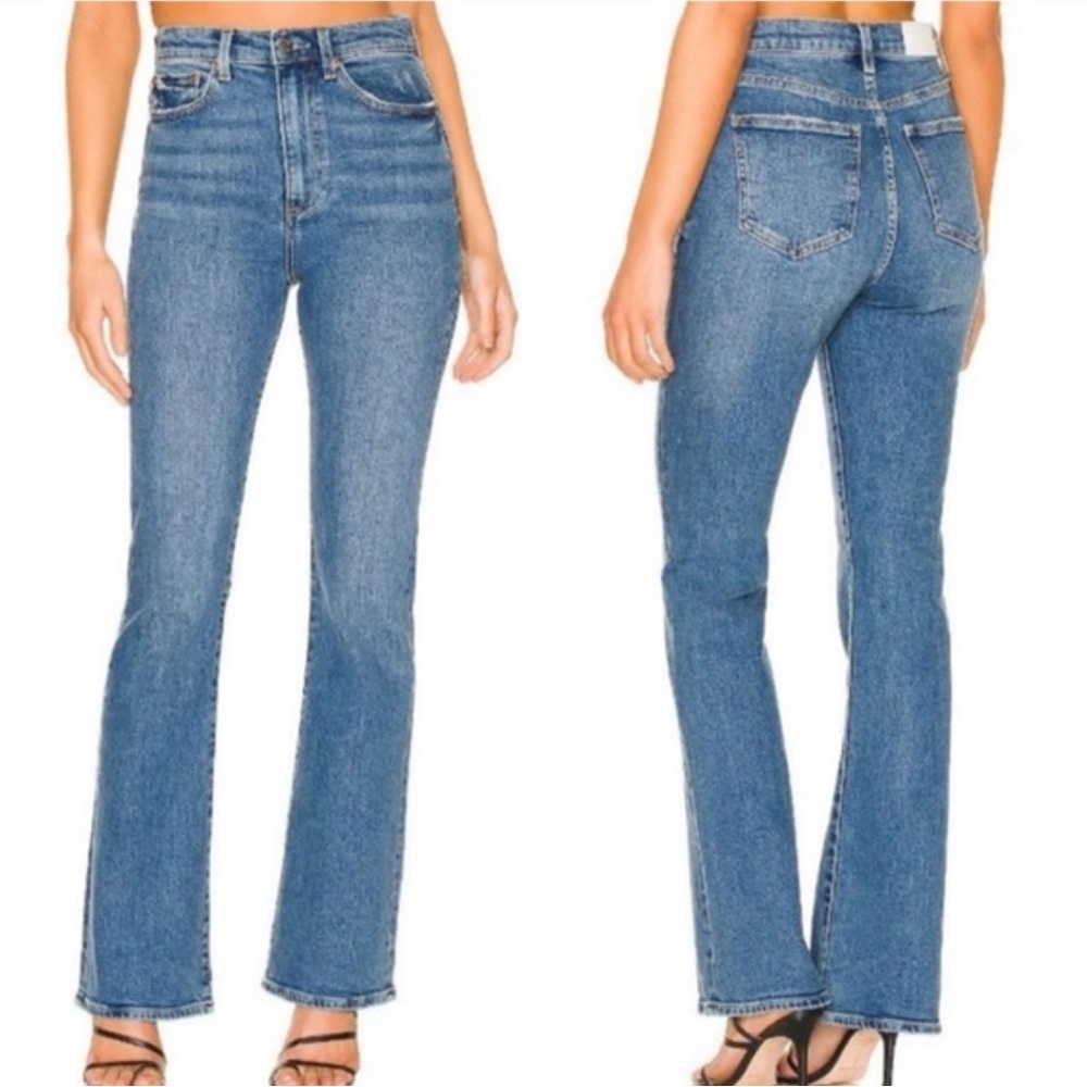 Pistola Dana High Rise Classic Flare Jeans Hyde Wash 24